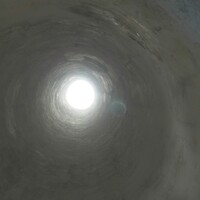 Chimney from below